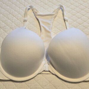 Victoria's Secret Body By Victoria Front Close Lined Demi Bra White